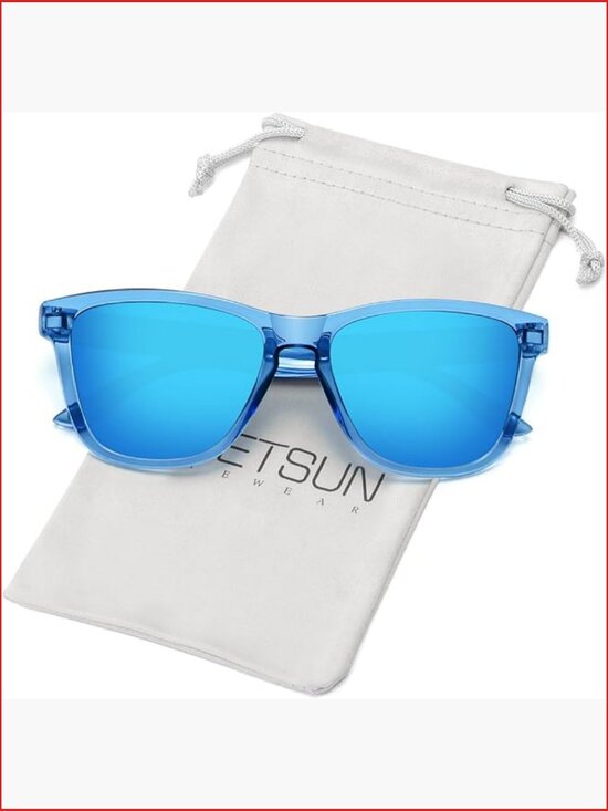 Square Polarized Sunglasses with UV Protection Retro Trendy main image 4